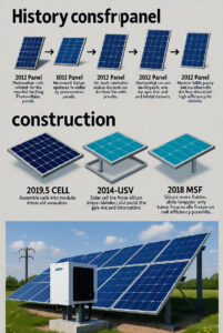 تاریخچه پنل خورشیدی و فرآیند ساخت از اثر فوتوولتائیک تا تولید مدرن